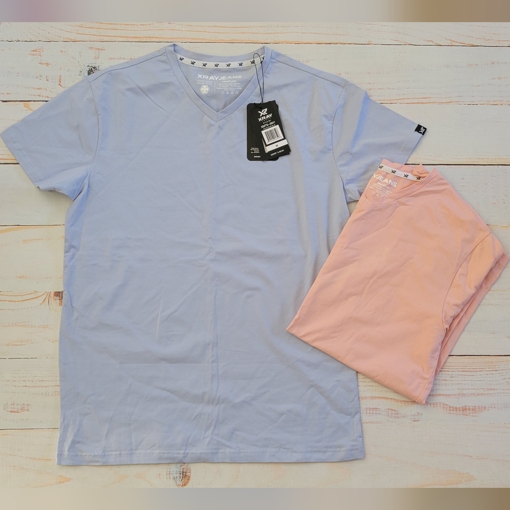 XRAY Jeans Premium Cotton Stretch V Neck Tee
